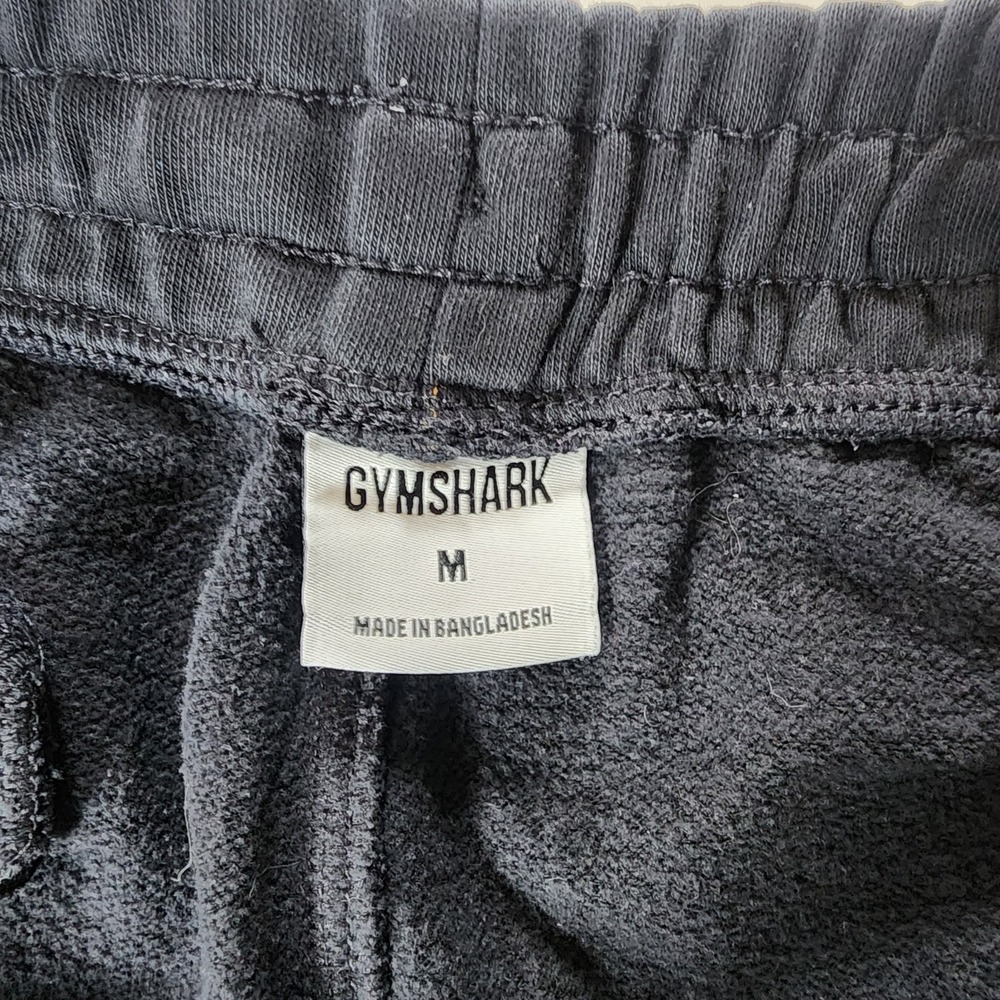 Gymshark Joggers Men Medium Black Sweatpants Tapered Athleisure Training Gym EUC - Picture 4 of 11